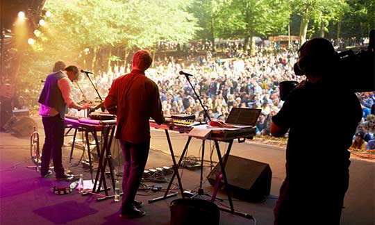 Performance at community event